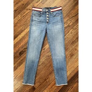 Veronica Beard Women's Debbie 10" Skinny Jeans - 26/2